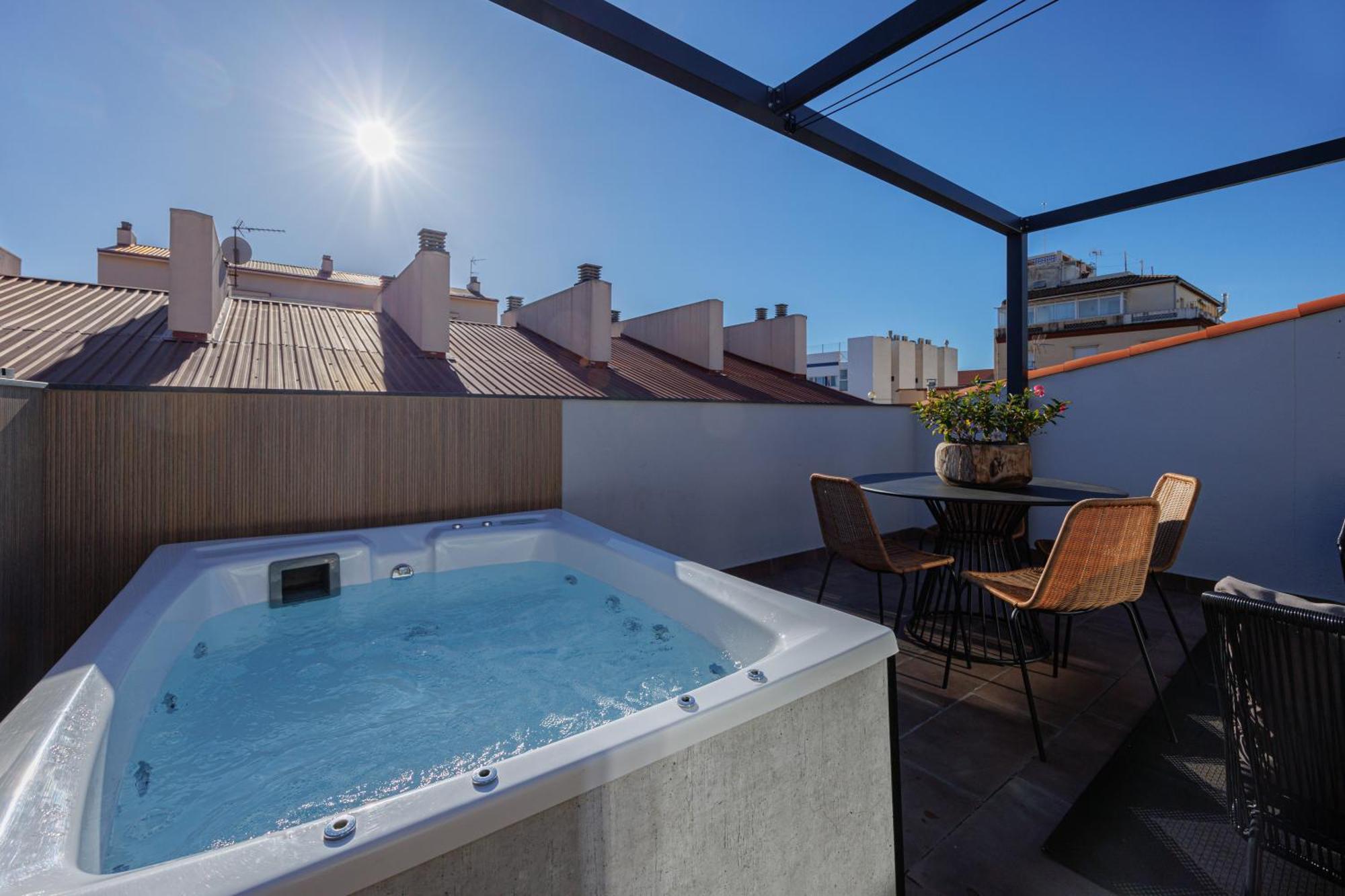 Atico Duplex Playa Area Barcelona Con Spa Exterior Montgat Dış mekan fotoğraf