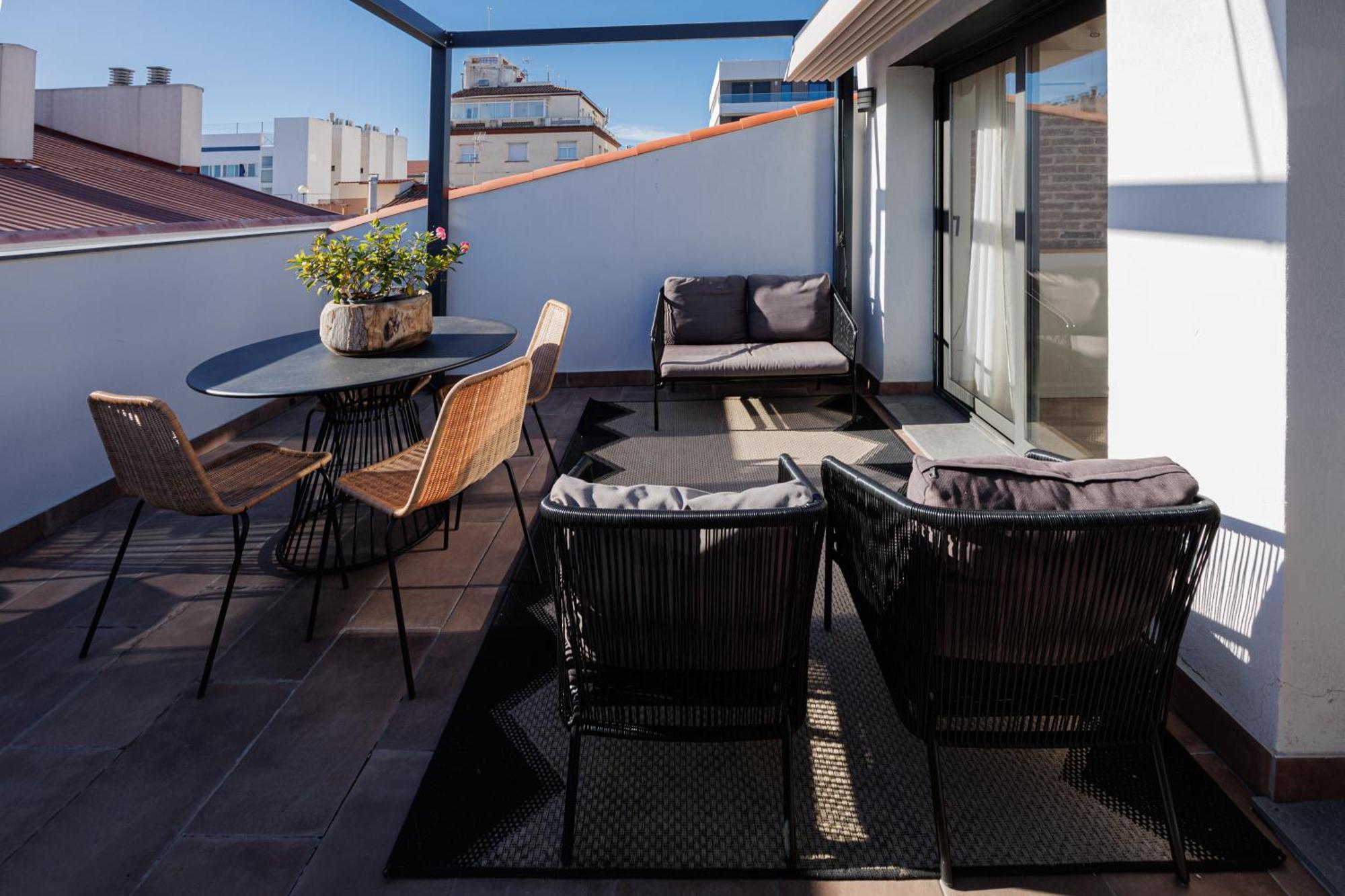 Atico Duplex Playa Area Barcelona Con Spa Exterior Montgat Dış mekan fotoğraf
