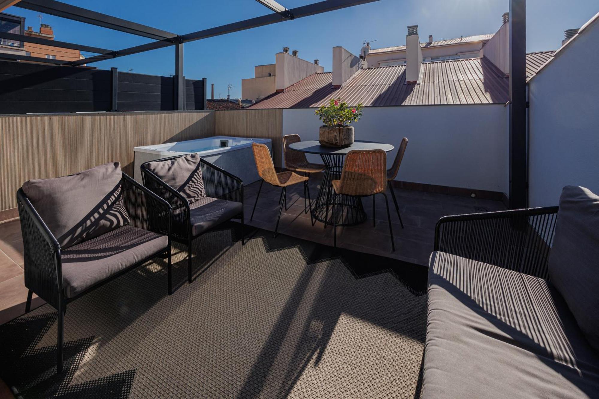Atico Duplex Playa Area Barcelona Con Spa Exterior Montgat Dış mekan fotoğraf